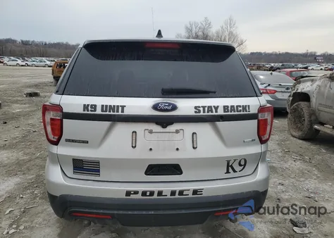 2016 Ford Explorer Police Interceptor from USA, damaged, VIN 1FM5K8AR7GGD16133